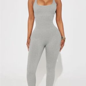 Gray Women's Jumpsuit